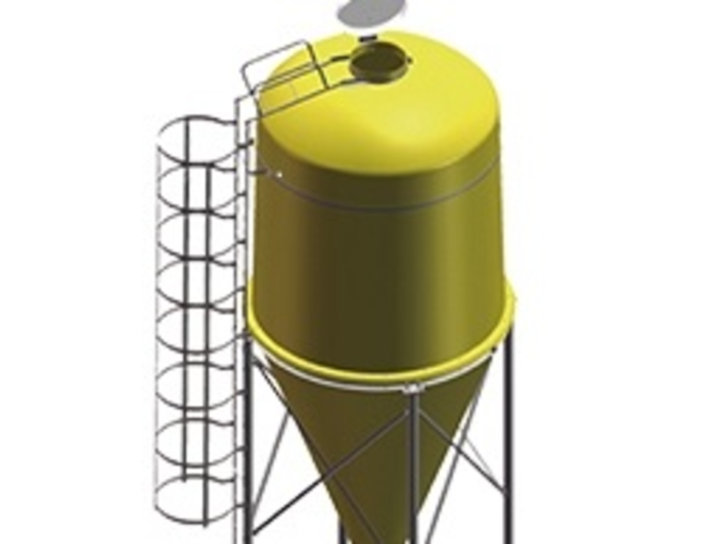 Automatic conveying system for material towers