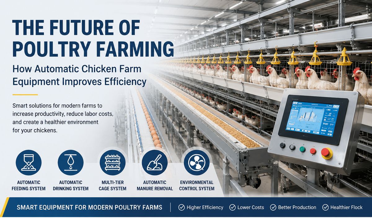 The Future of Poultry Farming: How Automatic Chicken Farm Equipment Improves Efficiency