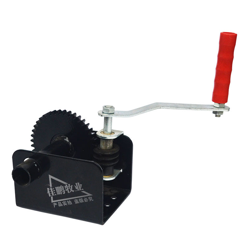 1500LBS Manual Hand Winch with Brake Steel Lifting Tool for Poultry Drinking and Feeding Line
